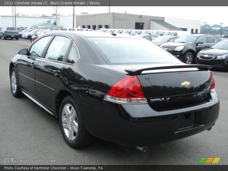 Black Granite Metallic / Ebony 2012 Chevrolet Impala LT