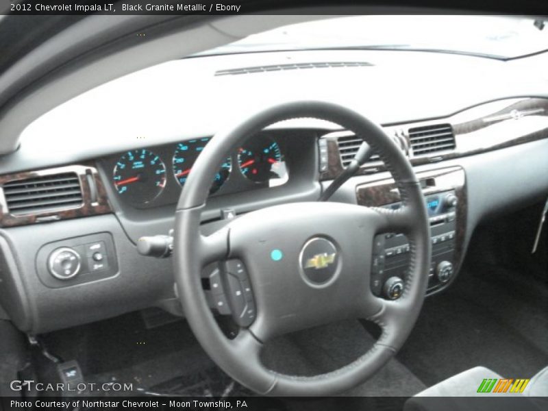 Black Granite Metallic / Ebony 2012 Chevrolet Impala LT