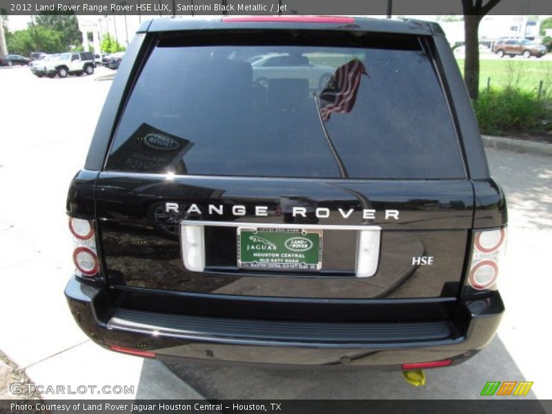 Santorini Black Metallic / Jet 2012 Land Rover Range Rover HSE LUX