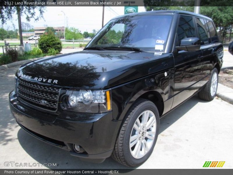 Santorini Black Metallic / Jet 2012 Land Rover Range Rover HSE LUX