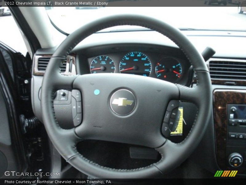 Black Granite Metallic / Ebony 2012 Chevrolet Impala LT