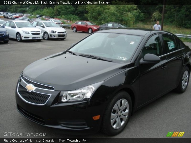 Black Granite Metallic / Jet Black/Medium Titanium 2012 Chevrolet Cruze LS