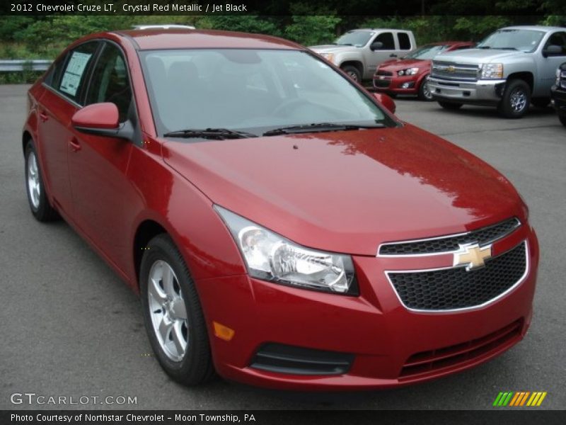 Crystal Red Metallic / Jet Black 2012 Chevrolet Cruze LT