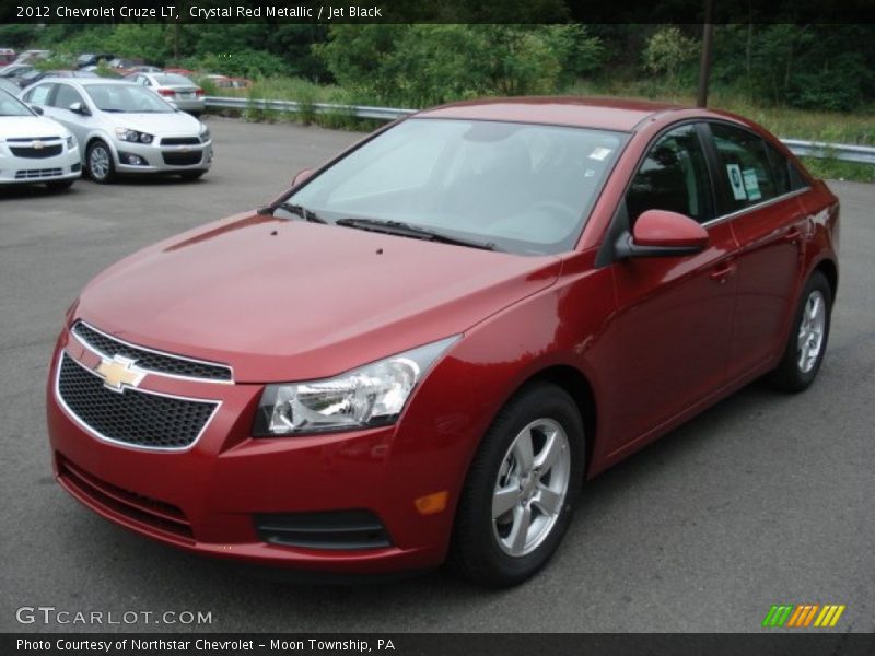 Crystal Red Metallic / Jet Black 2012 Chevrolet Cruze LT