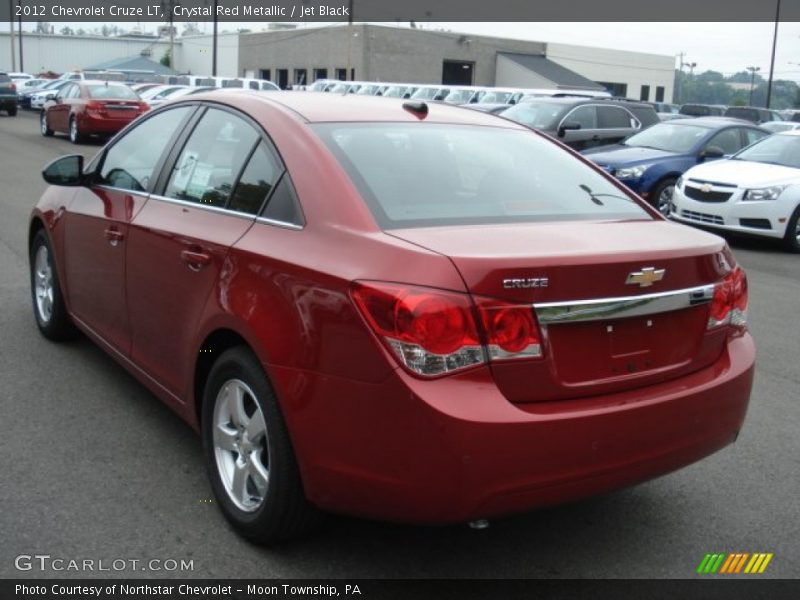 Crystal Red Metallic / Jet Black 2012 Chevrolet Cruze LT
