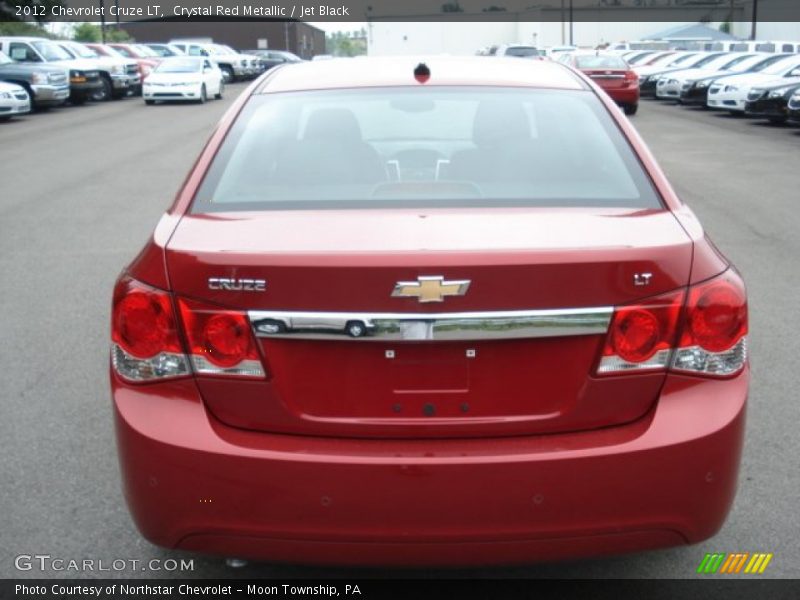 Crystal Red Metallic / Jet Black 2012 Chevrolet Cruze LT