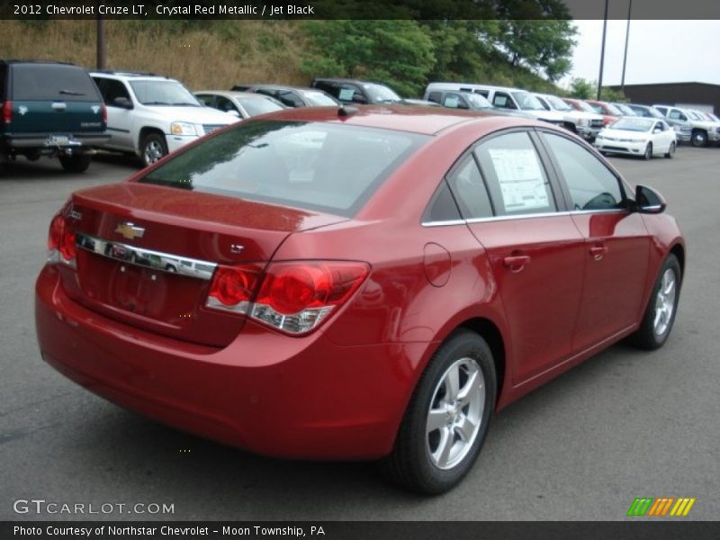 Crystal Red Metallic / Jet Black 2012 Chevrolet Cruze LT