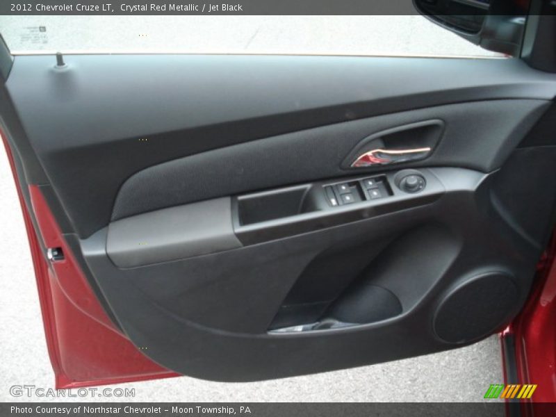 Crystal Red Metallic / Jet Black 2012 Chevrolet Cruze LT