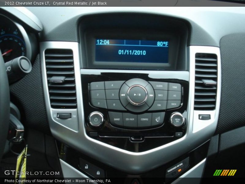 Crystal Red Metallic / Jet Black 2012 Chevrolet Cruze LT