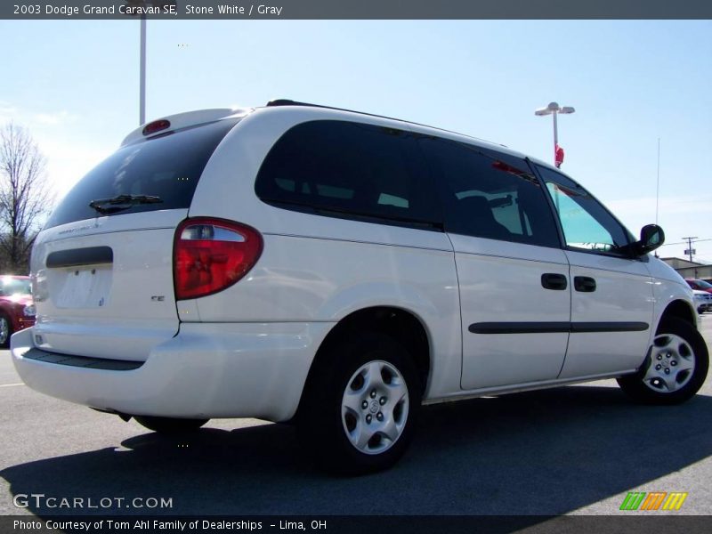 Stone White / Gray 2003 Dodge Grand Caravan SE