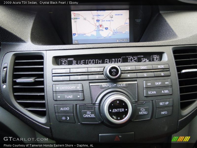 Crystal Black Pearl / Ebony 2009 Acura TSX Sedan