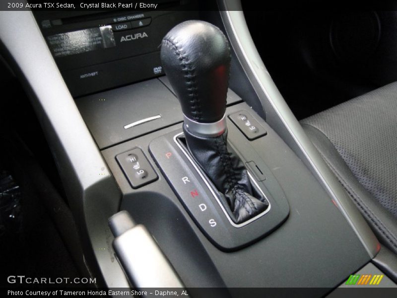 Crystal Black Pearl / Ebony 2009 Acura TSX Sedan