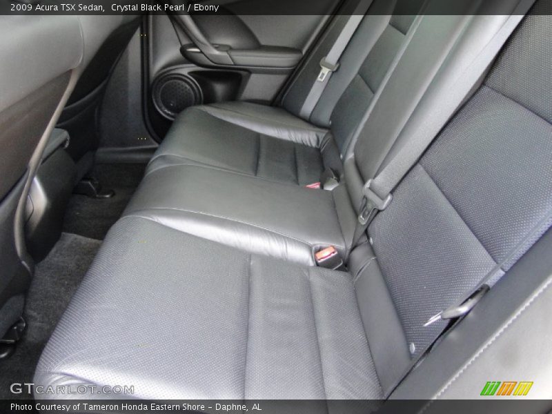 Crystal Black Pearl / Ebony 2009 Acura TSX Sedan