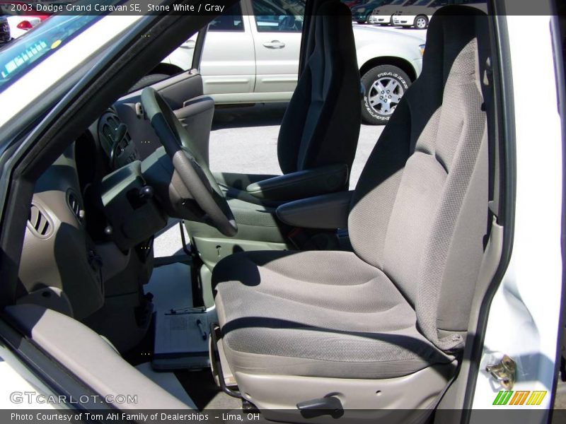 Stone White / Gray 2003 Dodge Grand Caravan SE