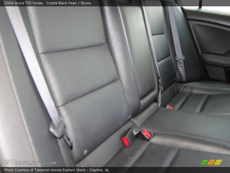Crystal Black Pearl / Ebony 2009 Acura TSX Sedan