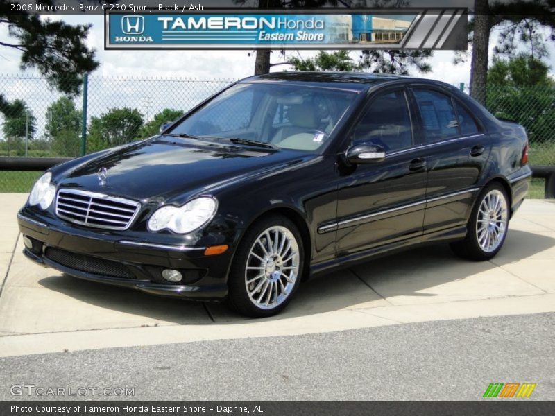 Black / Ash 2006 Mercedes-Benz C 230 Sport