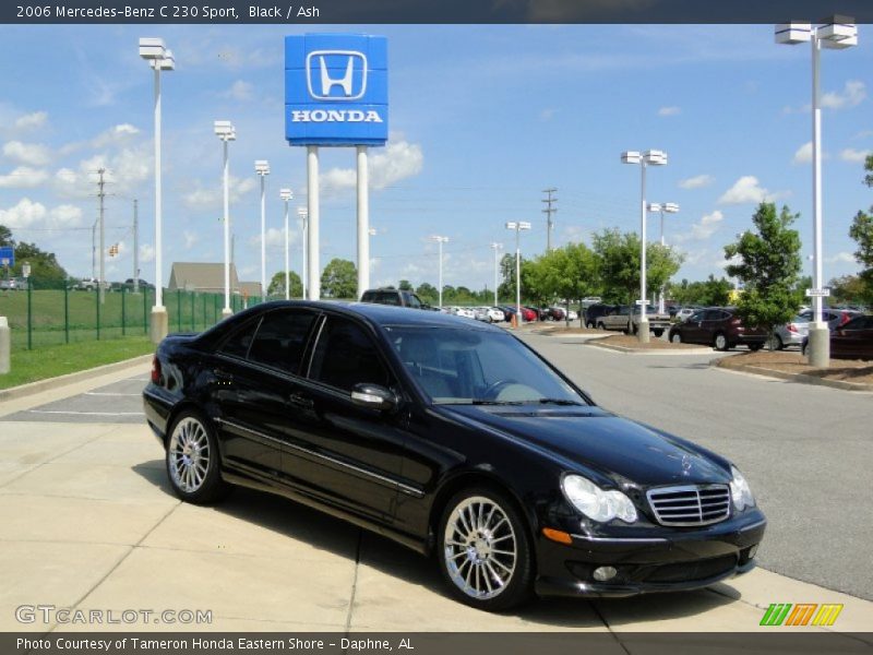 Black / Ash 2006 Mercedes-Benz C 230 Sport