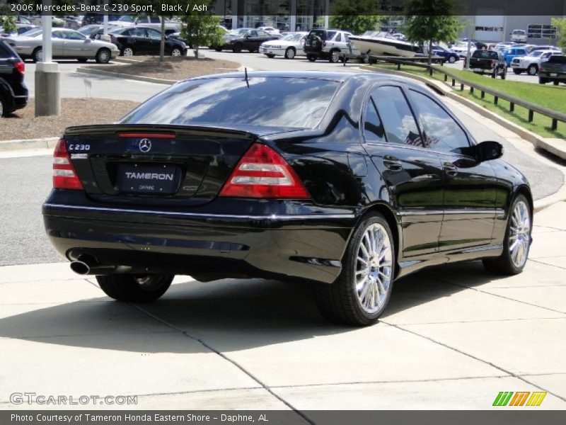 Black / Ash 2006 Mercedes-Benz C 230 Sport