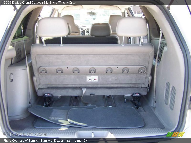 Stone White / Gray 2003 Dodge Grand Caravan SE