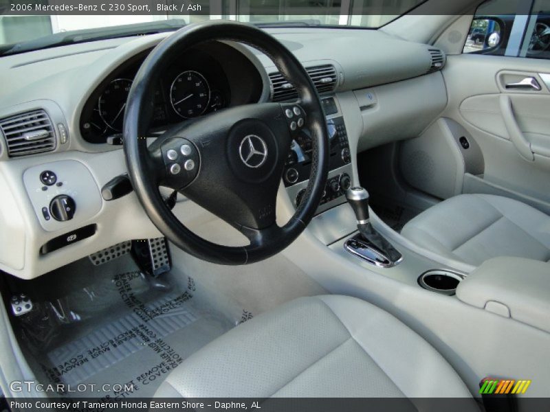 Black / Ash 2006 Mercedes-Benz C 230 Sport