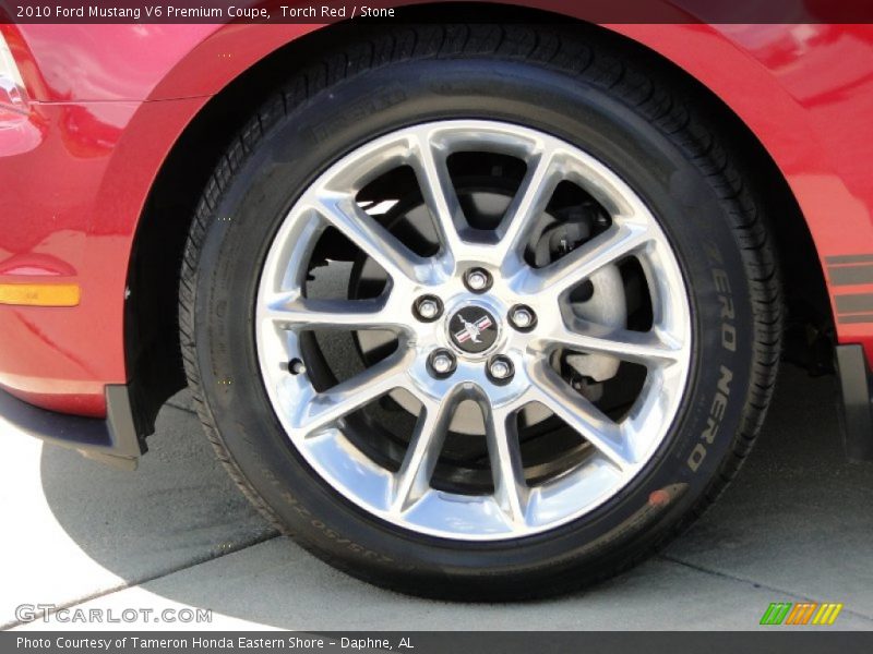 Torch Red / Stone 2010 Ford Mustang V6 Premium Coupe