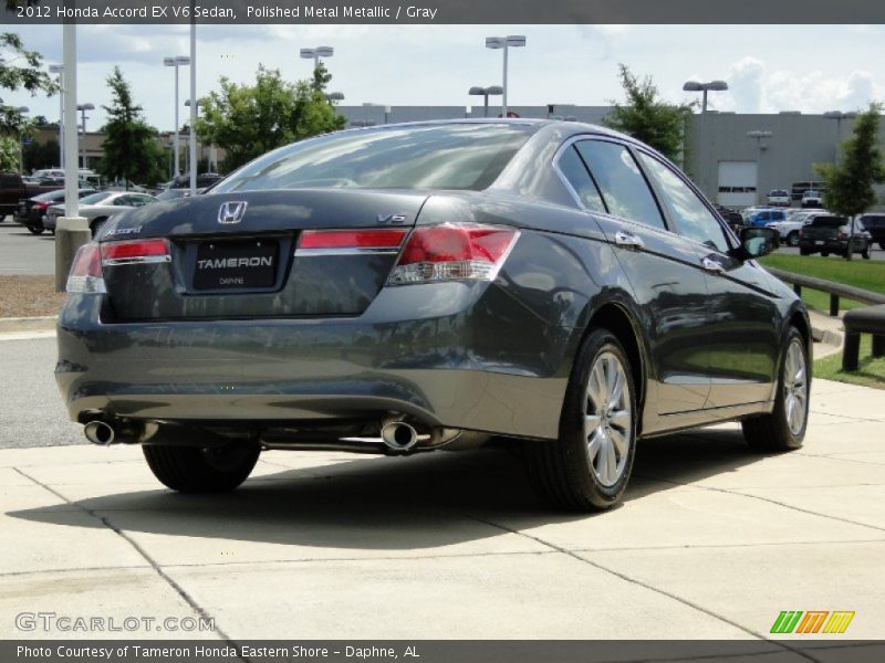 Polished Metal Metallic / Gray 2012 Honda Accord EX V6 Sedan