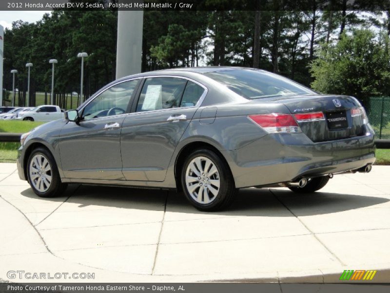 Polished Metal Metallic / Gray 2012 Honda Accord EX V6 Sedan