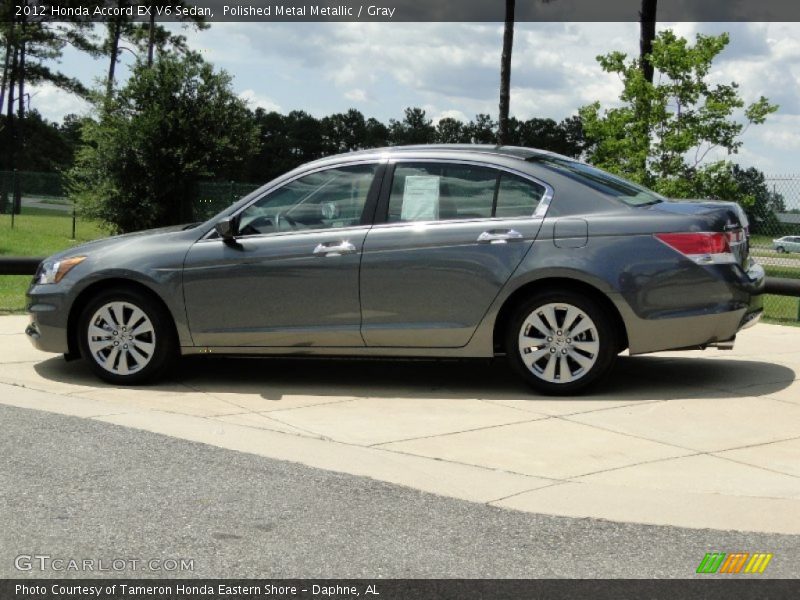 Polished Metal Metallic / Gray 2012 Honda Accord EX V6 Sedan