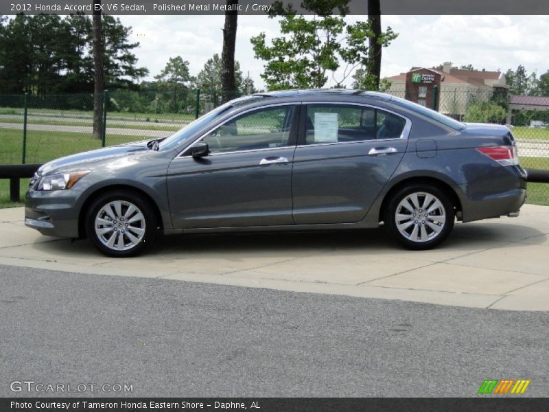 Polished Metal Metallic / Gray 2012 Honda Accord EX V6 Sedan