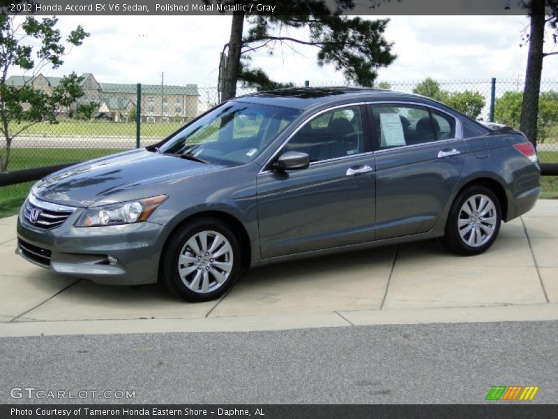 Polished Metal Metallic / Gray 2012 Honda Accord EX V6 Sedan