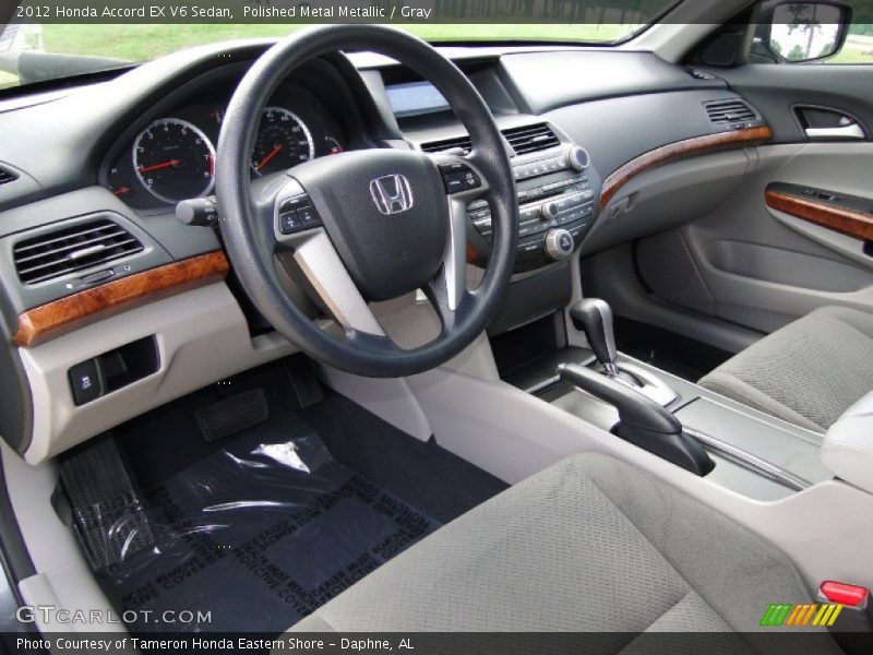 Polished Metal Metallic / Gray 2012 Honda Accord EX V6 Sedan