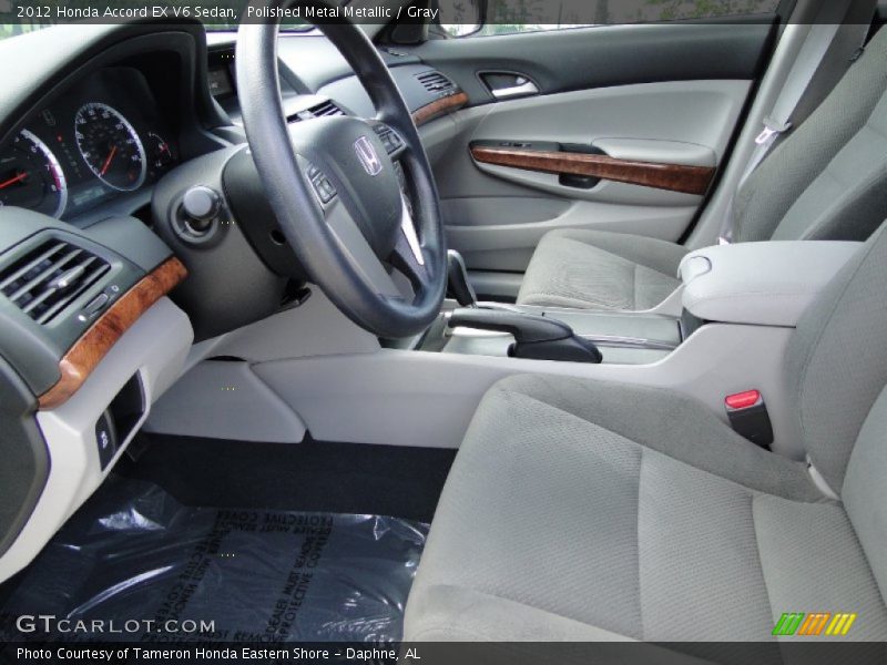 Polished Metal Metallic / Gray 2012 Honda Accord EX V6 Sedan
