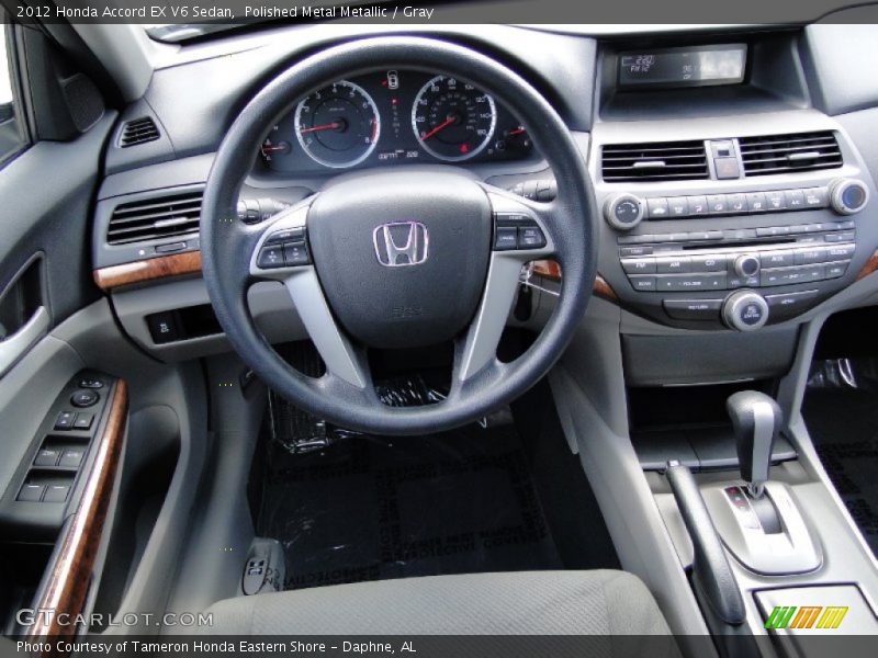Polished Metal Metallic / Gray 2012 Honda Accord EX V6 Sedan