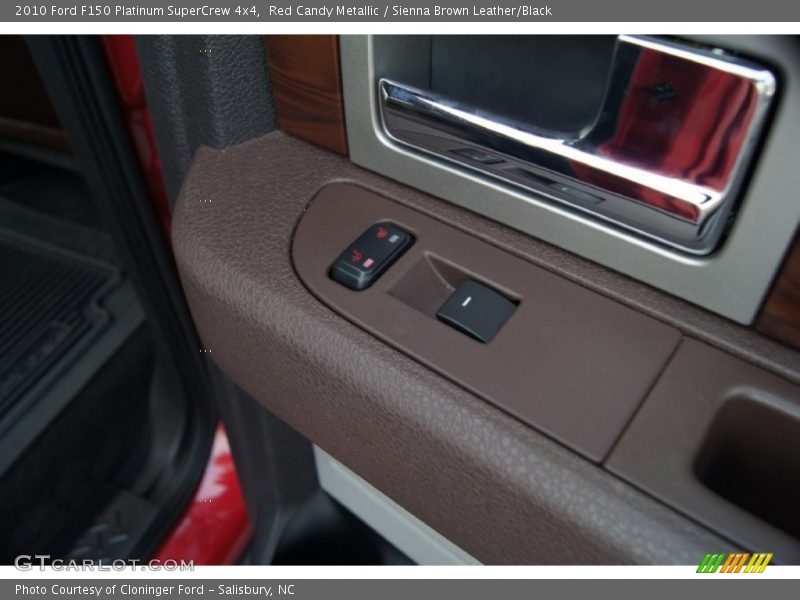 Red Candy Metallic / Sienna Brown Leather/Black 2010 Ford F150 Platinum SuperCrew 4x4