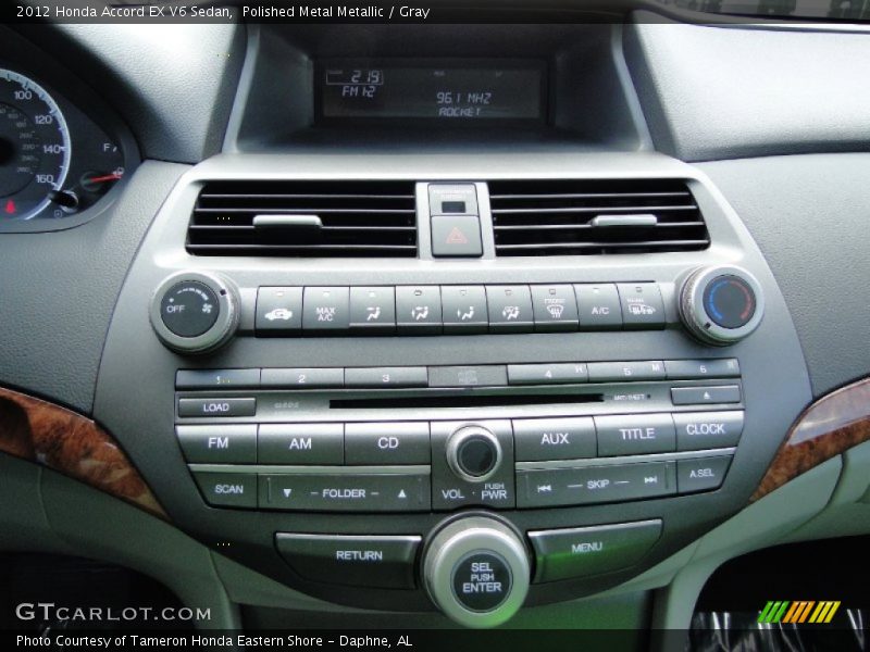 Polished Metal Metallic / Gray 2012 Honda Accord EX V6 Sedan
