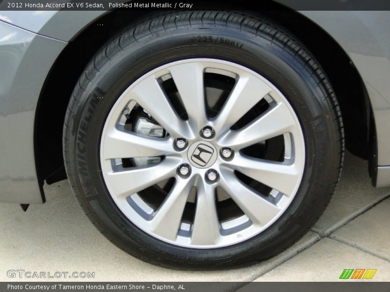 Polished Metal Metallic / Gray 2012 Honda Accord EX V6 Sedan