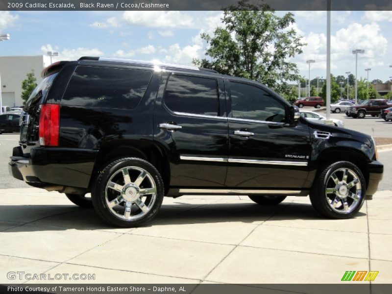 Black Raven / Cocoa/Cashmere 2009 Cadillac Escalade