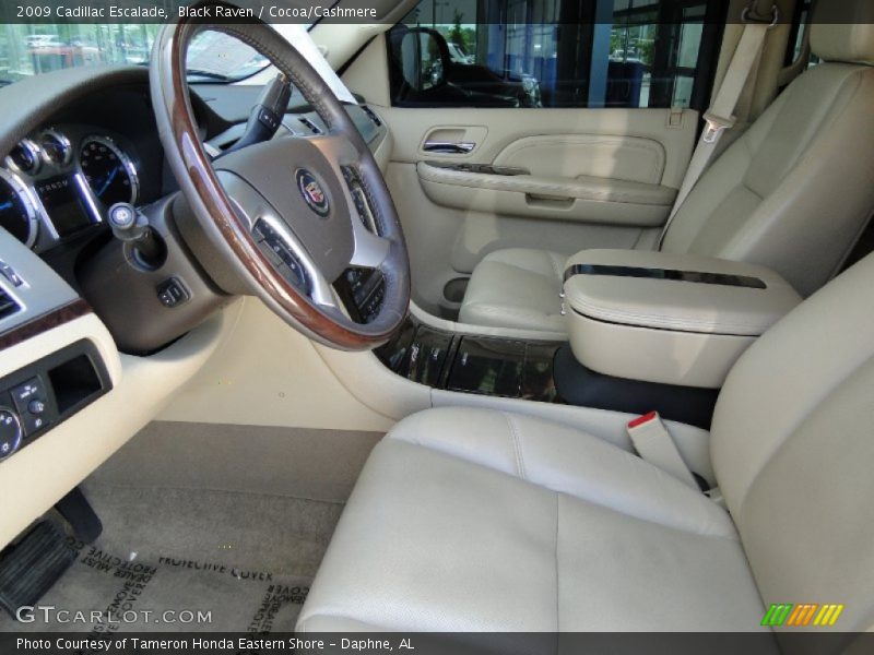 Black Raven / Cocoa/Cashmere 2009 Cadillac Escalade