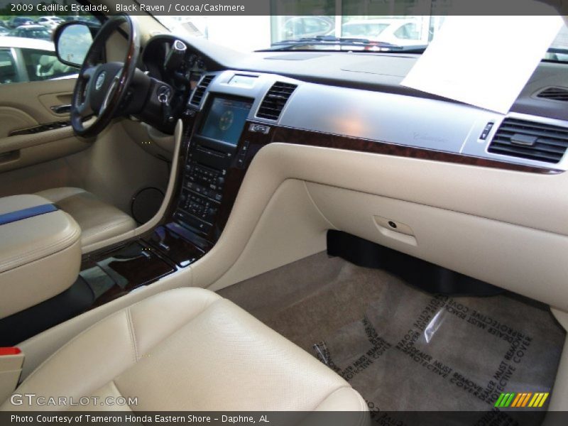 Black Raven / Cocoa/Cashmere 2009 Cadillac Escalade