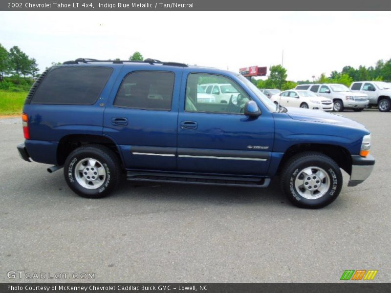 Indigo Blue Metallic / Tan/Neutral 2002 Chevrolet Tahoe LT 4x4