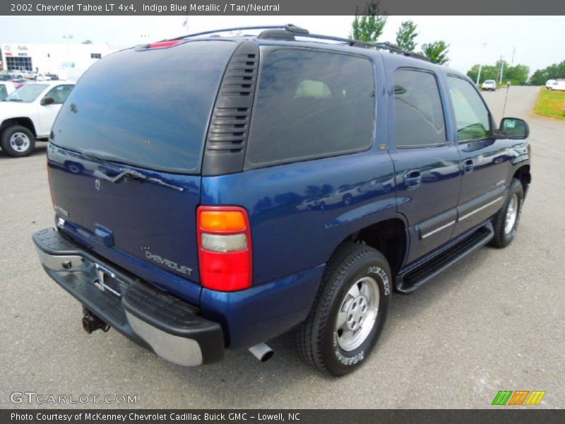 Indigo Blue Metallic / Tan/Neutral 2002 Chevrolet Tahoe LT 4x4