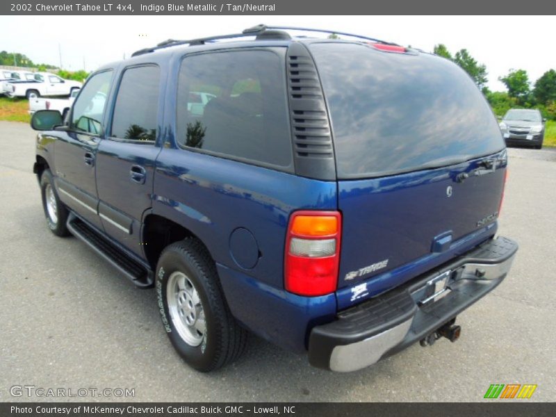 Indigo Blue Metallic / Tan/Neutral 2002 Chevrolet Tahoe LT 4x4