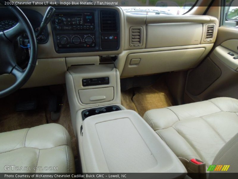 Indigo Blue Metallic / Tan/Neutral 2002 Chevrolet Tahoe LT 4x4