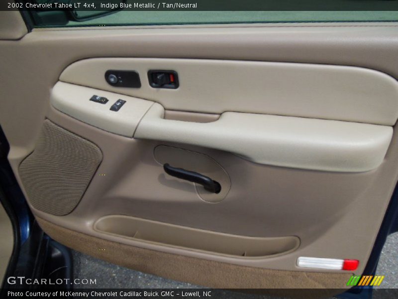 Indigo Blue Metallic / Tan/Neutral 2002 Chevrolet Tahoe LT 4x4