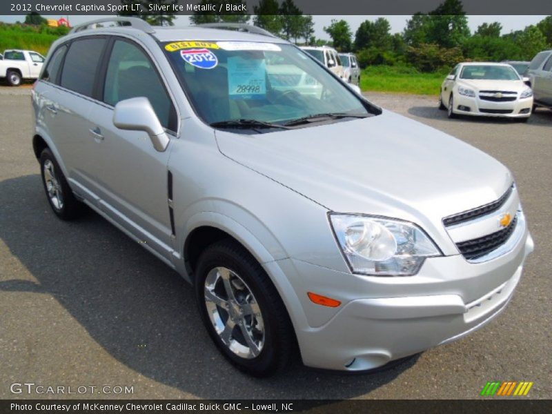 Silver Ice Metallic / Black 2012 Chevrolet Captiva Sport LT