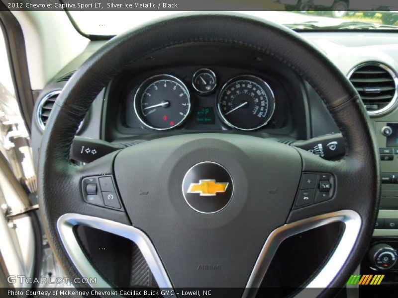 Silver Ice Metallic / Black 2012 Chevrolet Captiva Sport LT