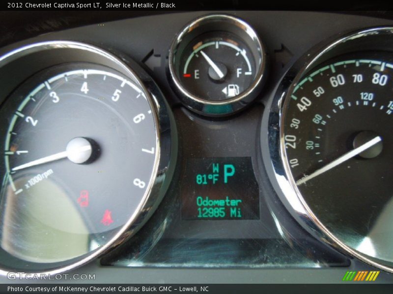 Silver Ice Metallic / Black 2012 Chevrolet Captiva Sport LT