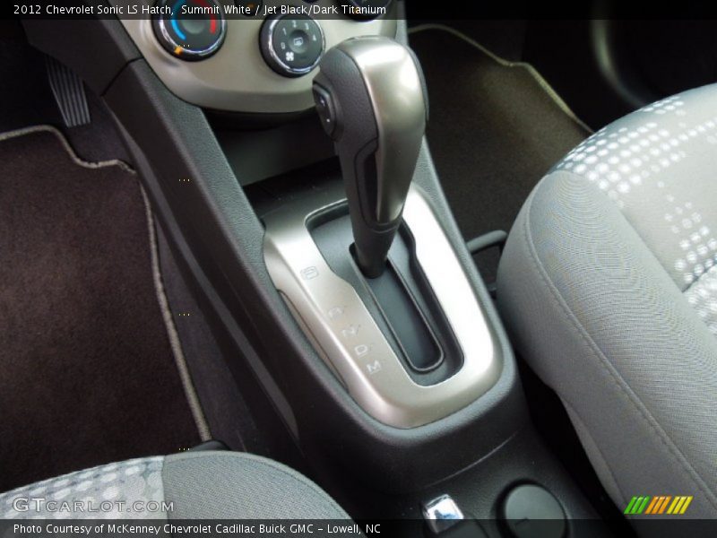 Summit White / Jet Black/Dark Titanium 2012 Chevrolet Sonic LS Hatch