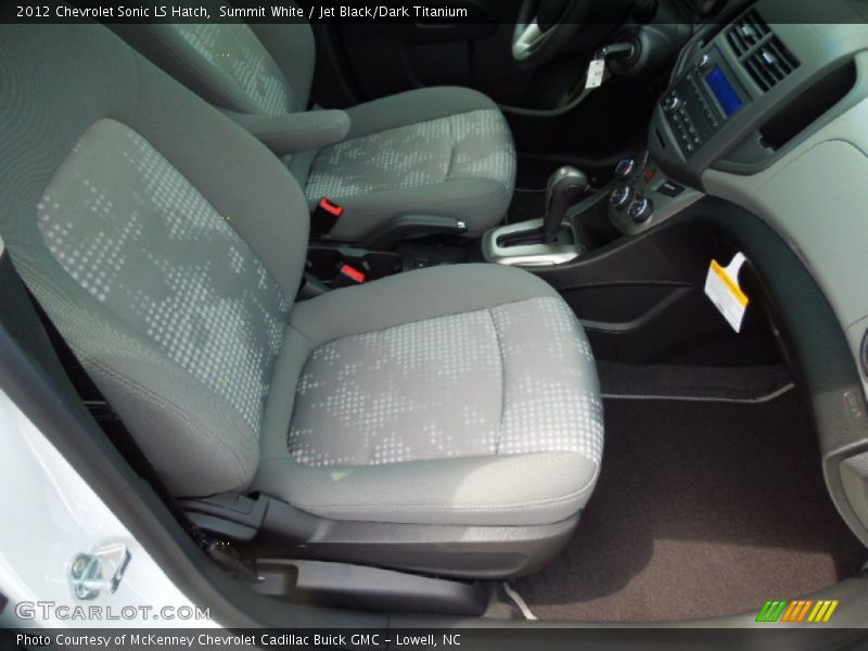 Summit White / Jet Black/Dark Titanium 2012 Chevrolet Sonic LS Hatch
