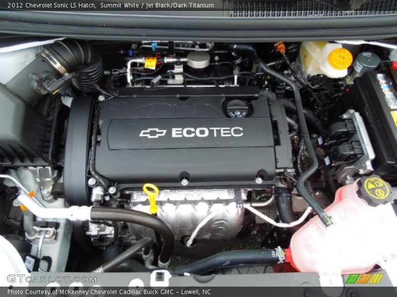 Summit White / Jet Black/Dark Titanium 2012 Chevrolet Sonic LS Hatch